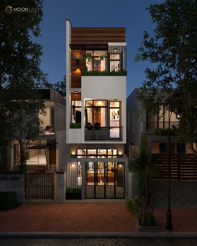 NGOẠI THẤT NHÀ PHỐ 14
