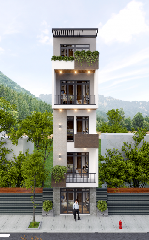 NGOẠI THẤT NHÀ PHỐ 06