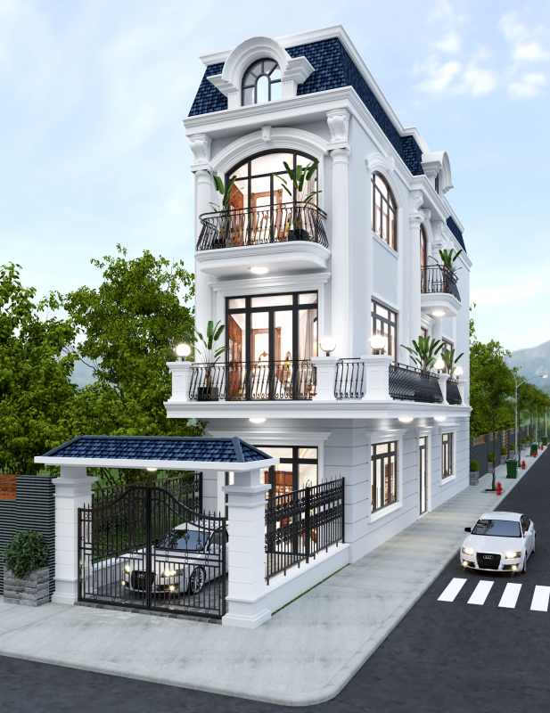 NGOẠI THẤT NHÀ PHỐ 07