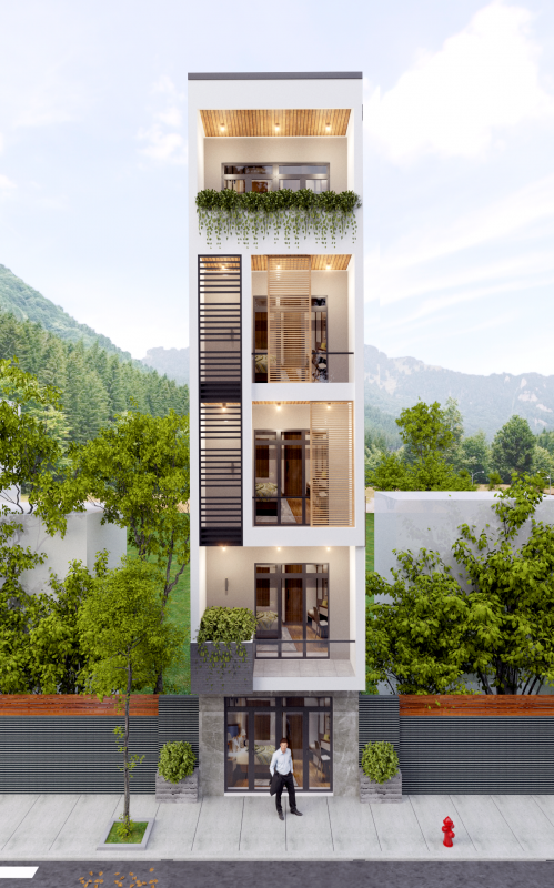 NGOẠI THẤT NHÀ PHỐ 09